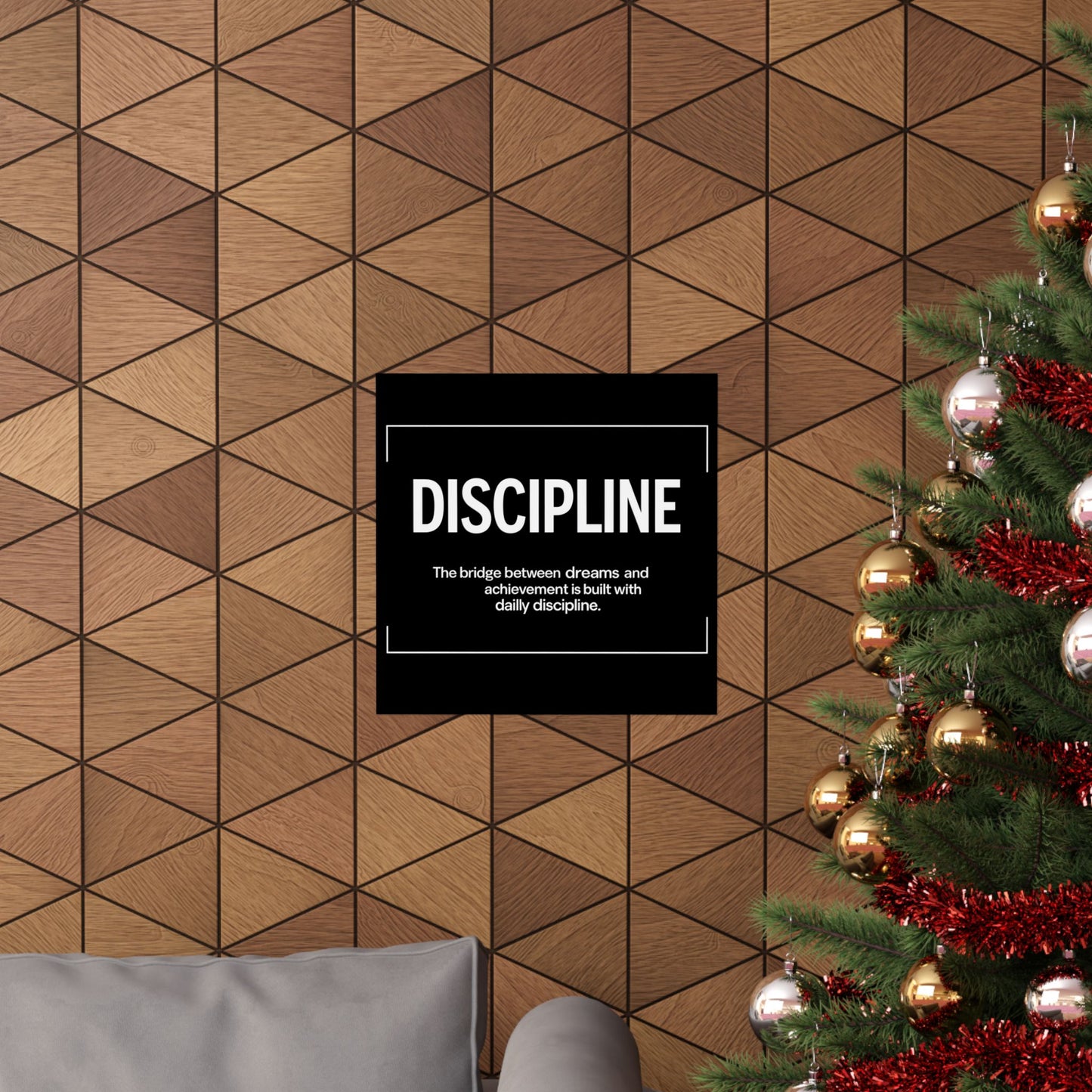 Discipline Horizontal Poster
