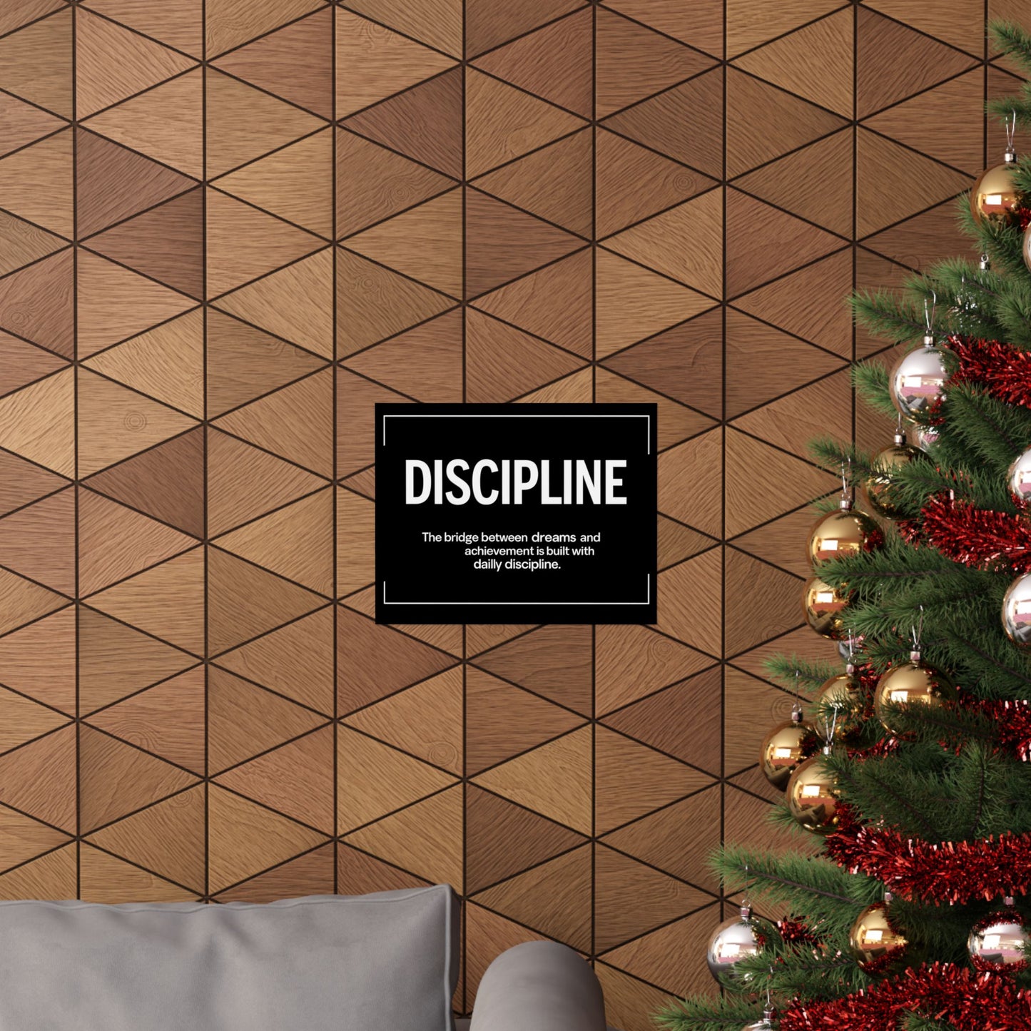 Discipline Horizontal Poster