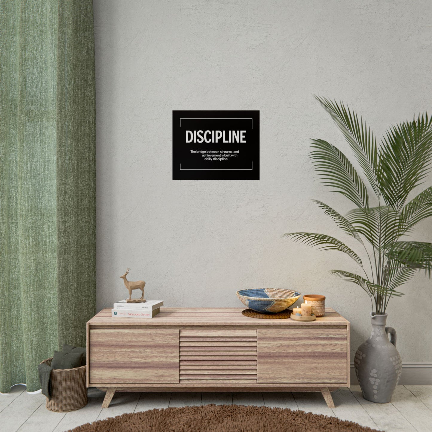 Discipline Rolled Poster
