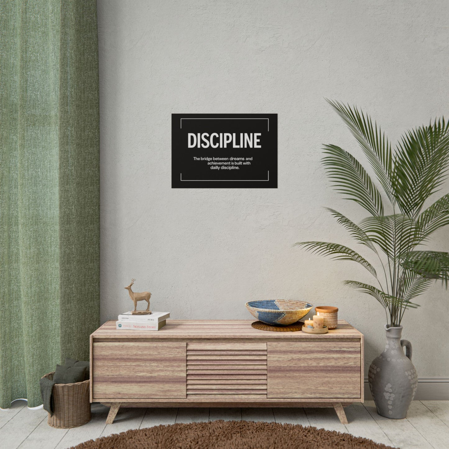 Discipline Rolled Poster