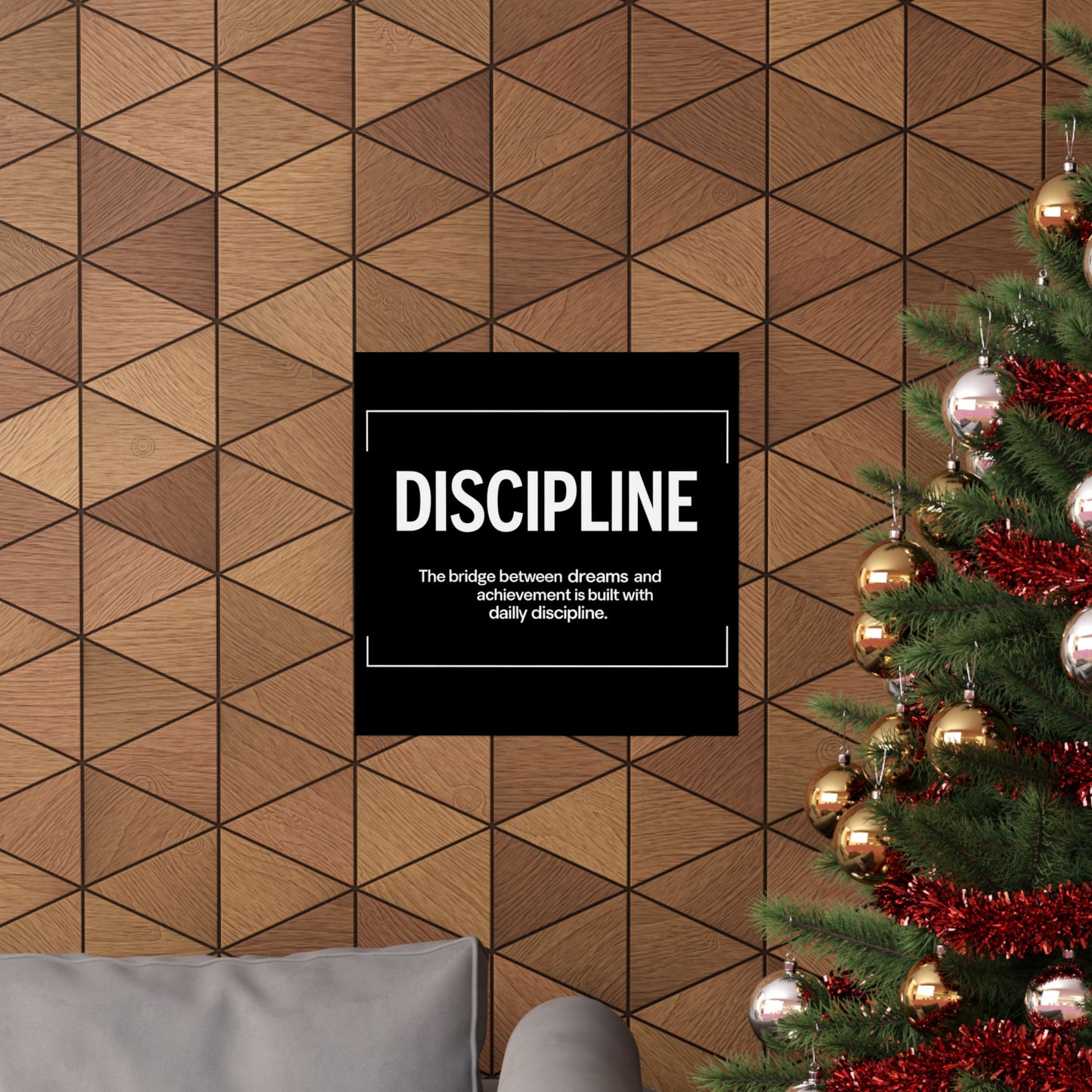 Discipline Horizontal Poster
