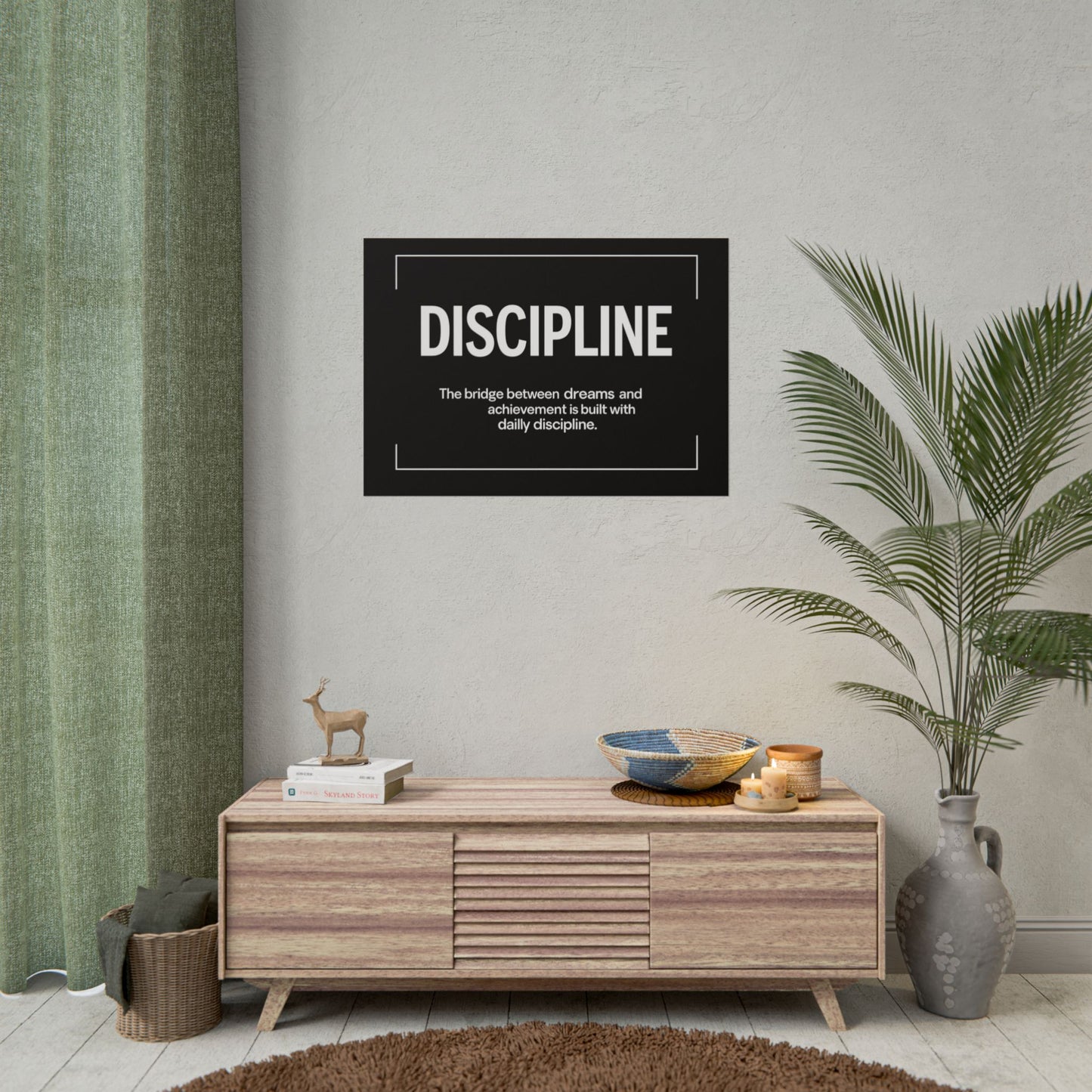 Discipline Rolled Poster