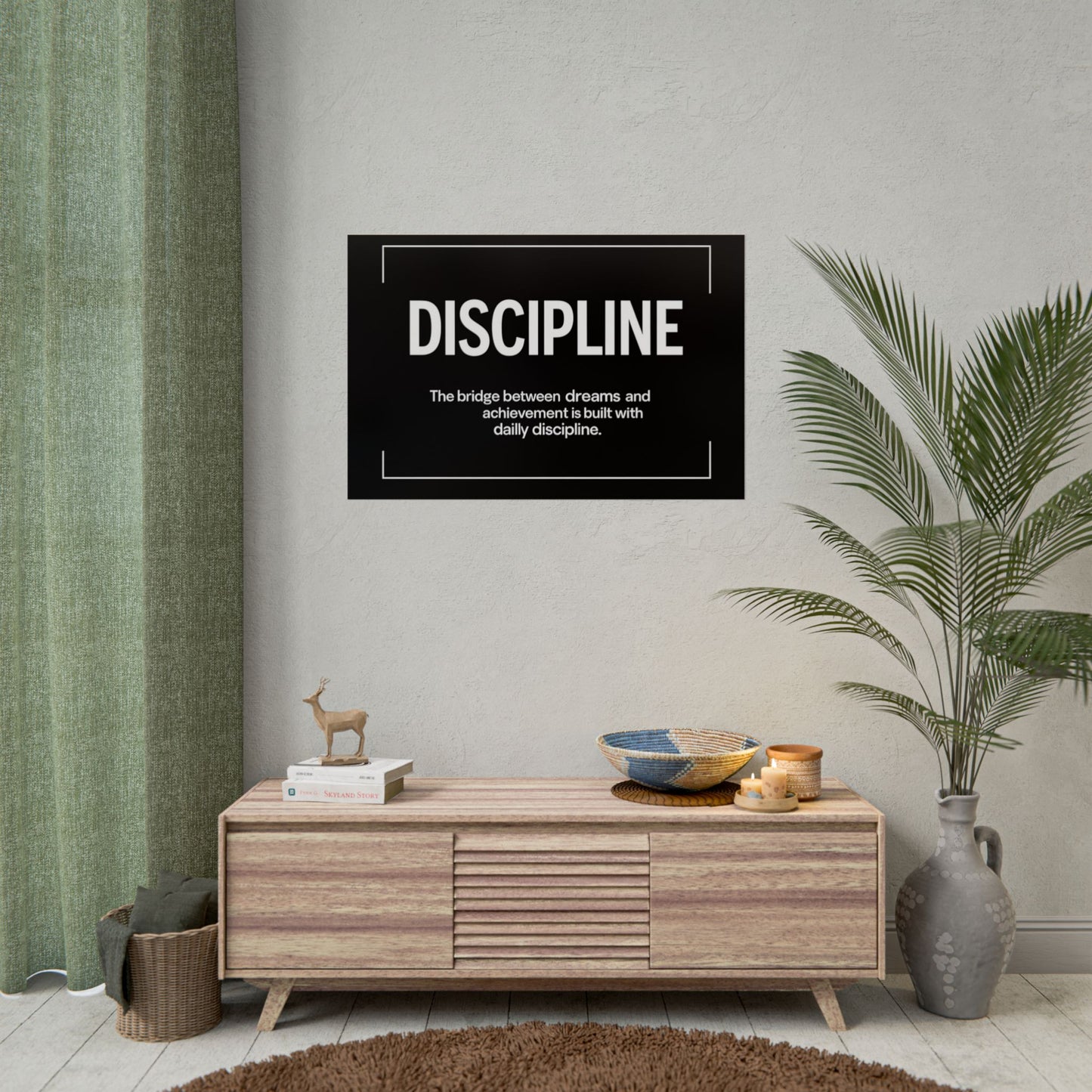 Discipline Rolled Poster