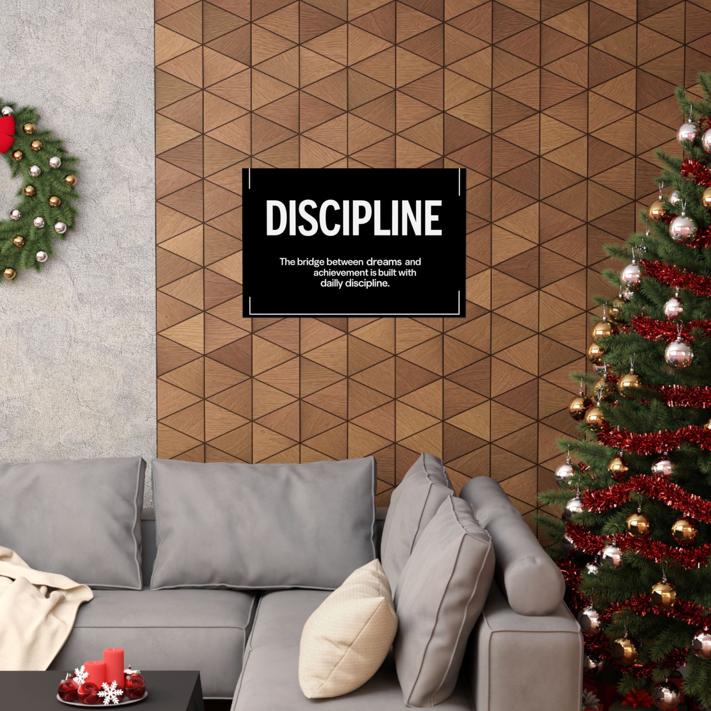 Discipline Horizontal Poster