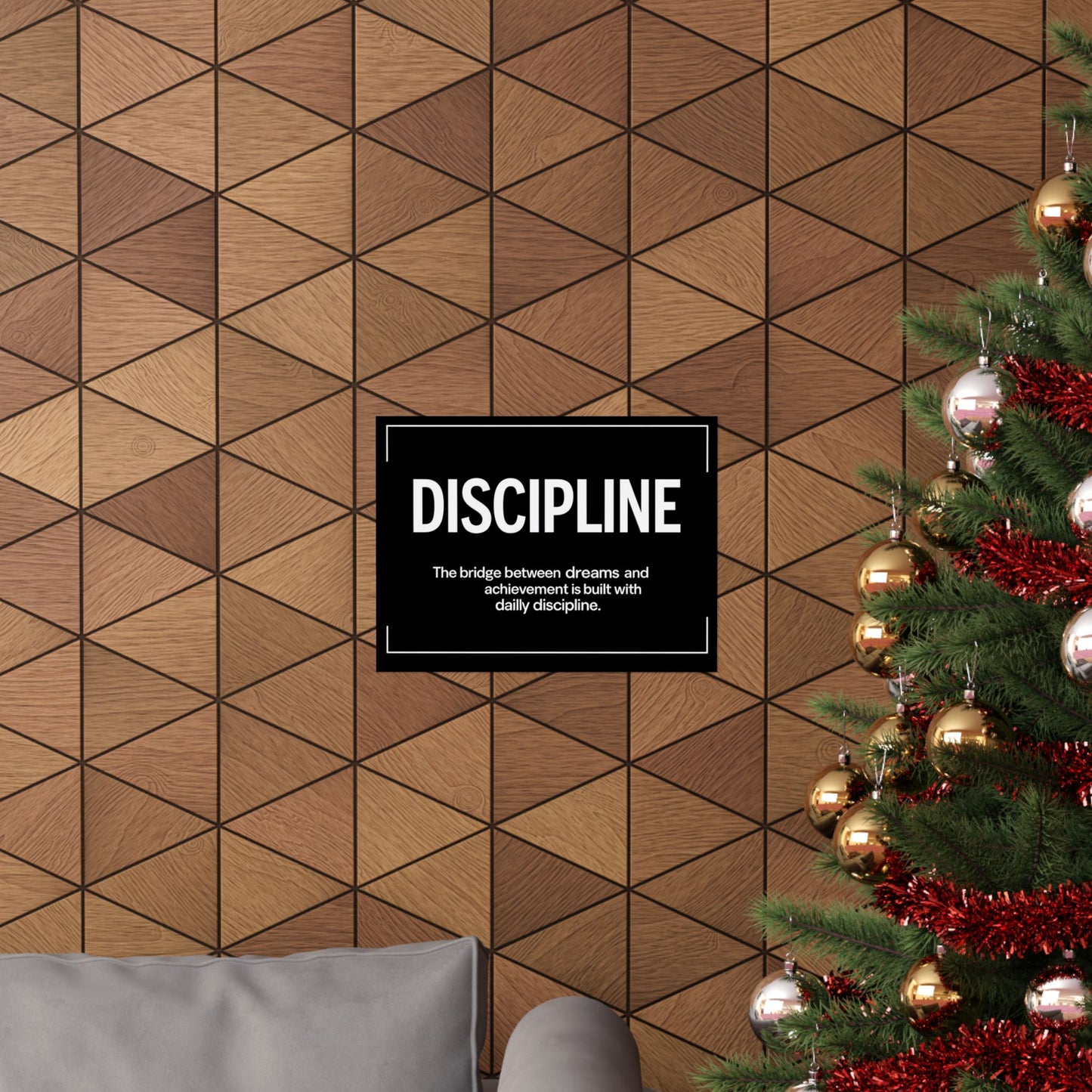 Discipline Horizontal Poster
