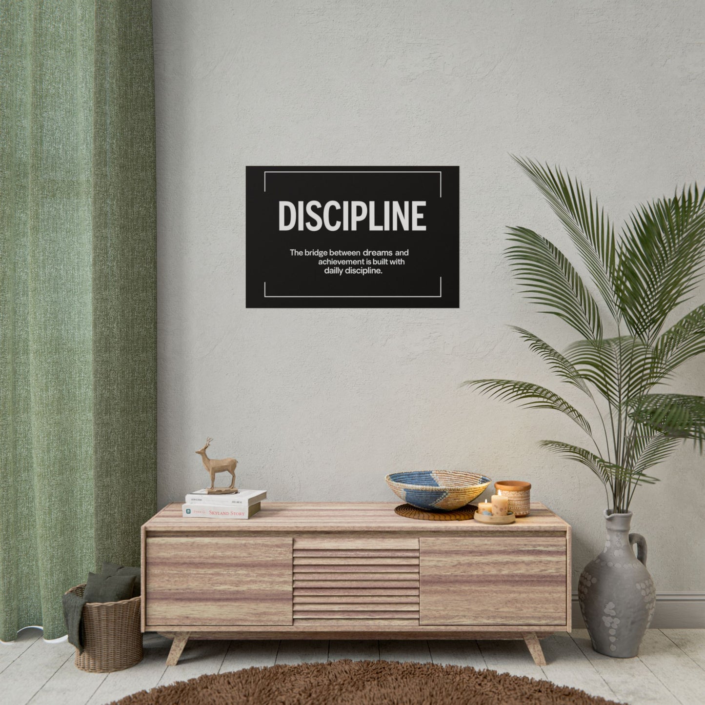 Discipline Rolled Poster