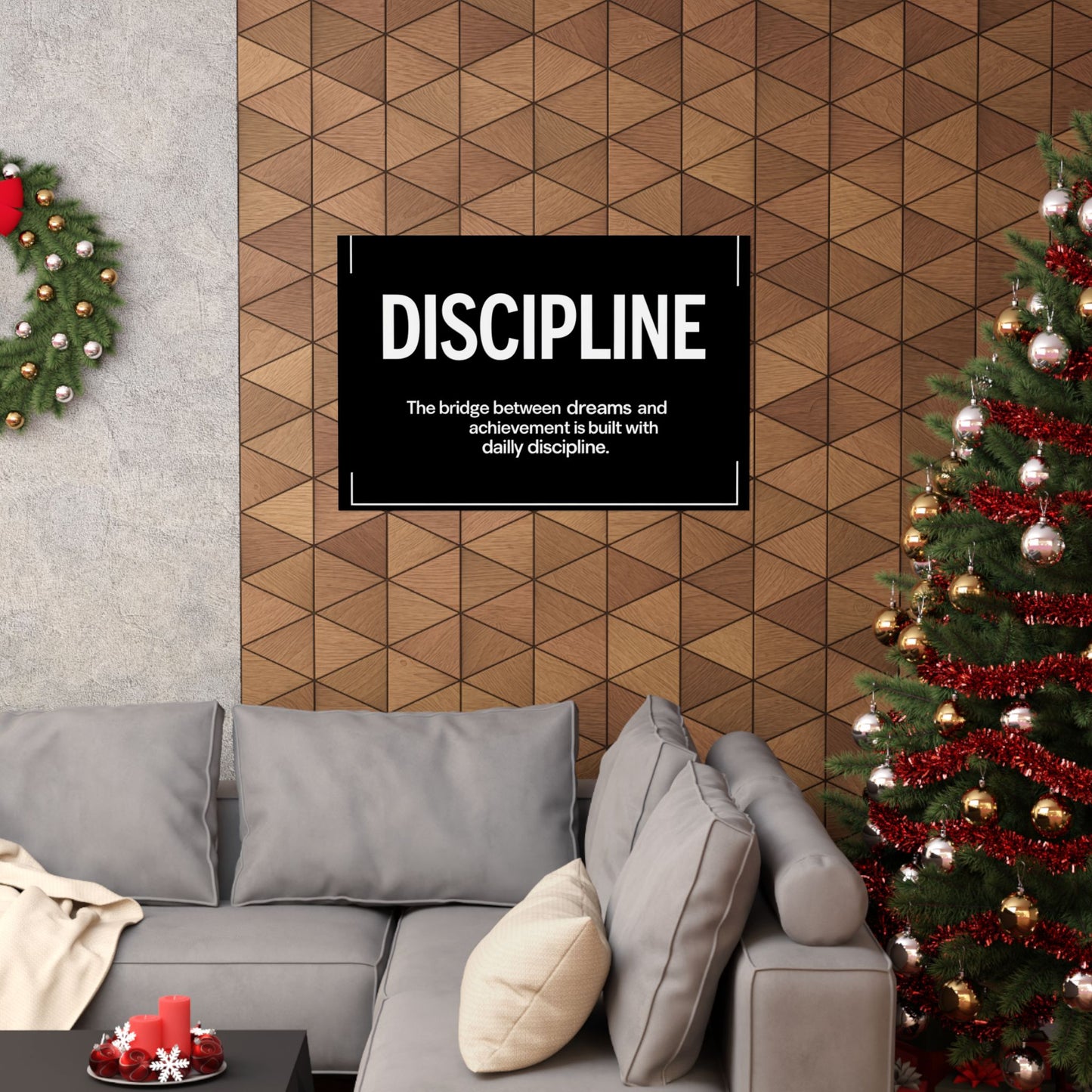 Discipline Horizontal Poster