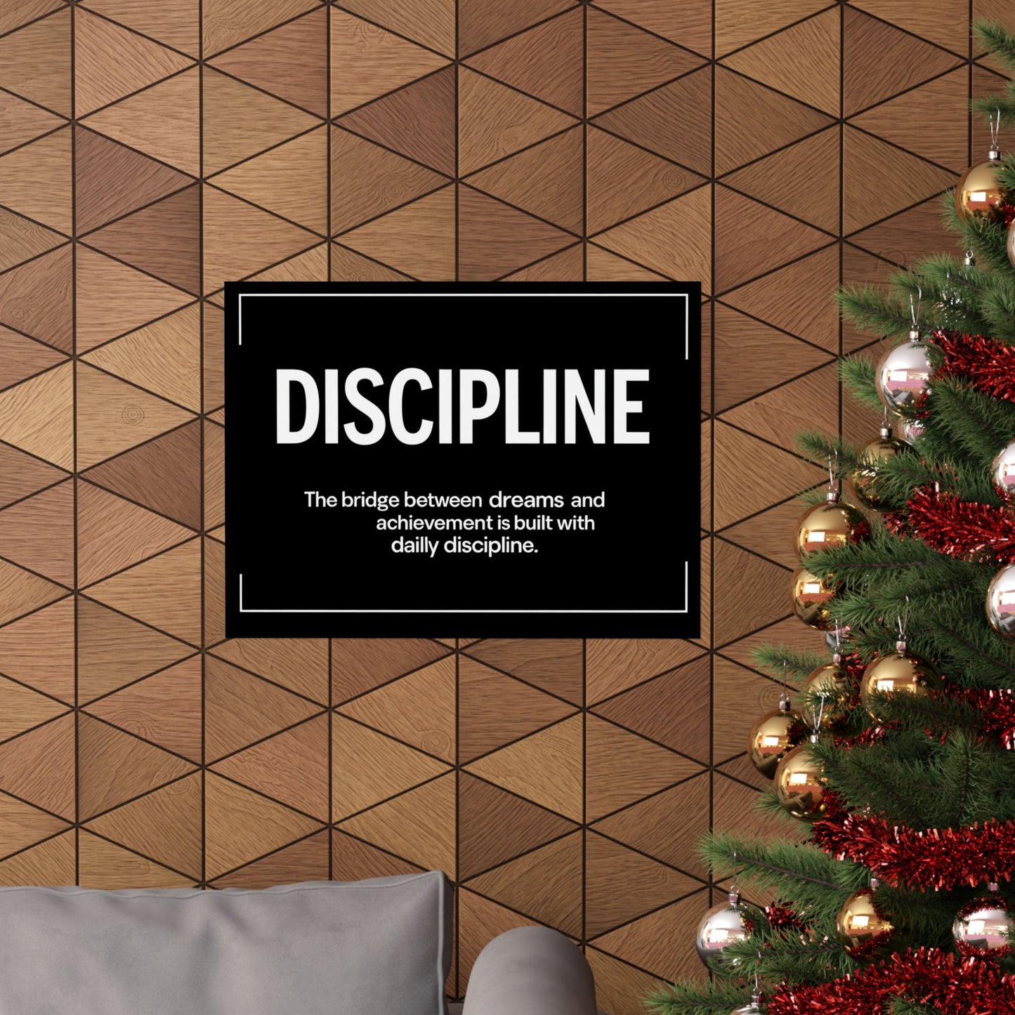 Discipline Horizontal Poster