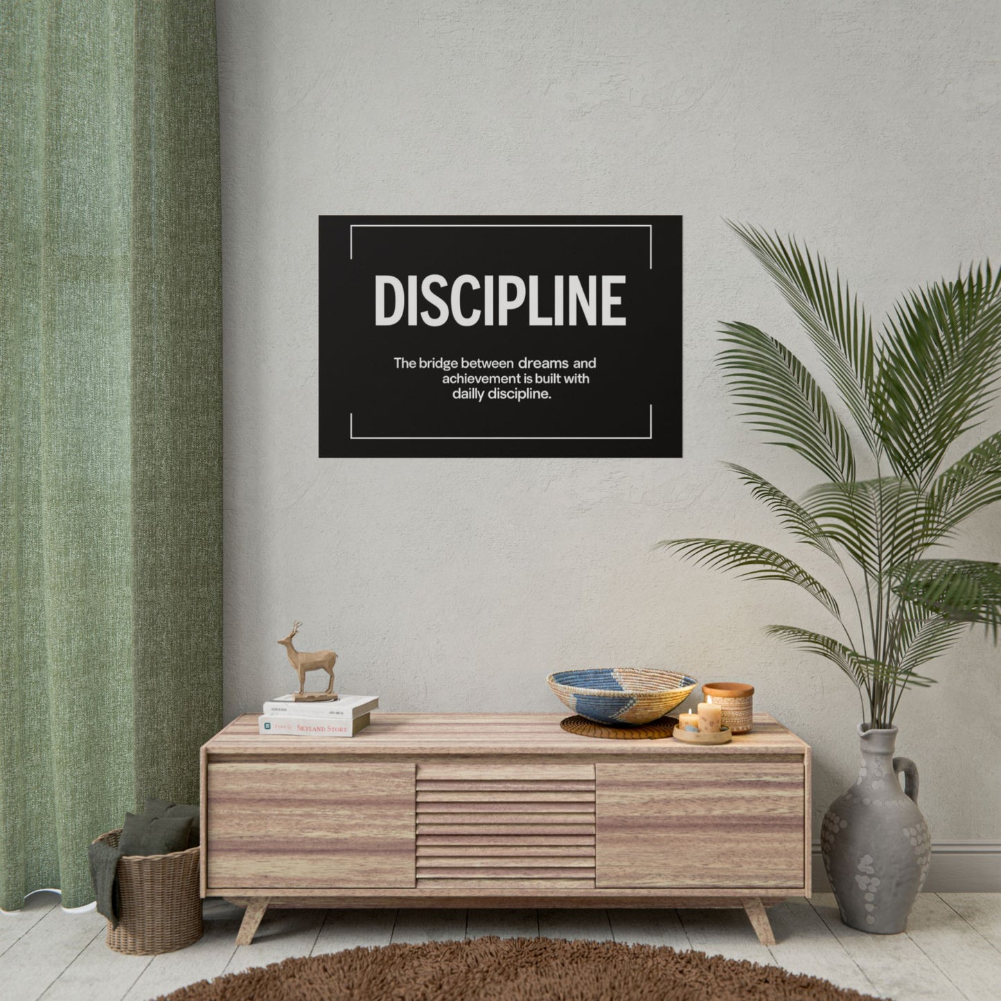 Discipline Rolled Poster