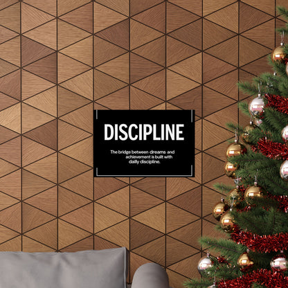 Discipline Horizontal Poster